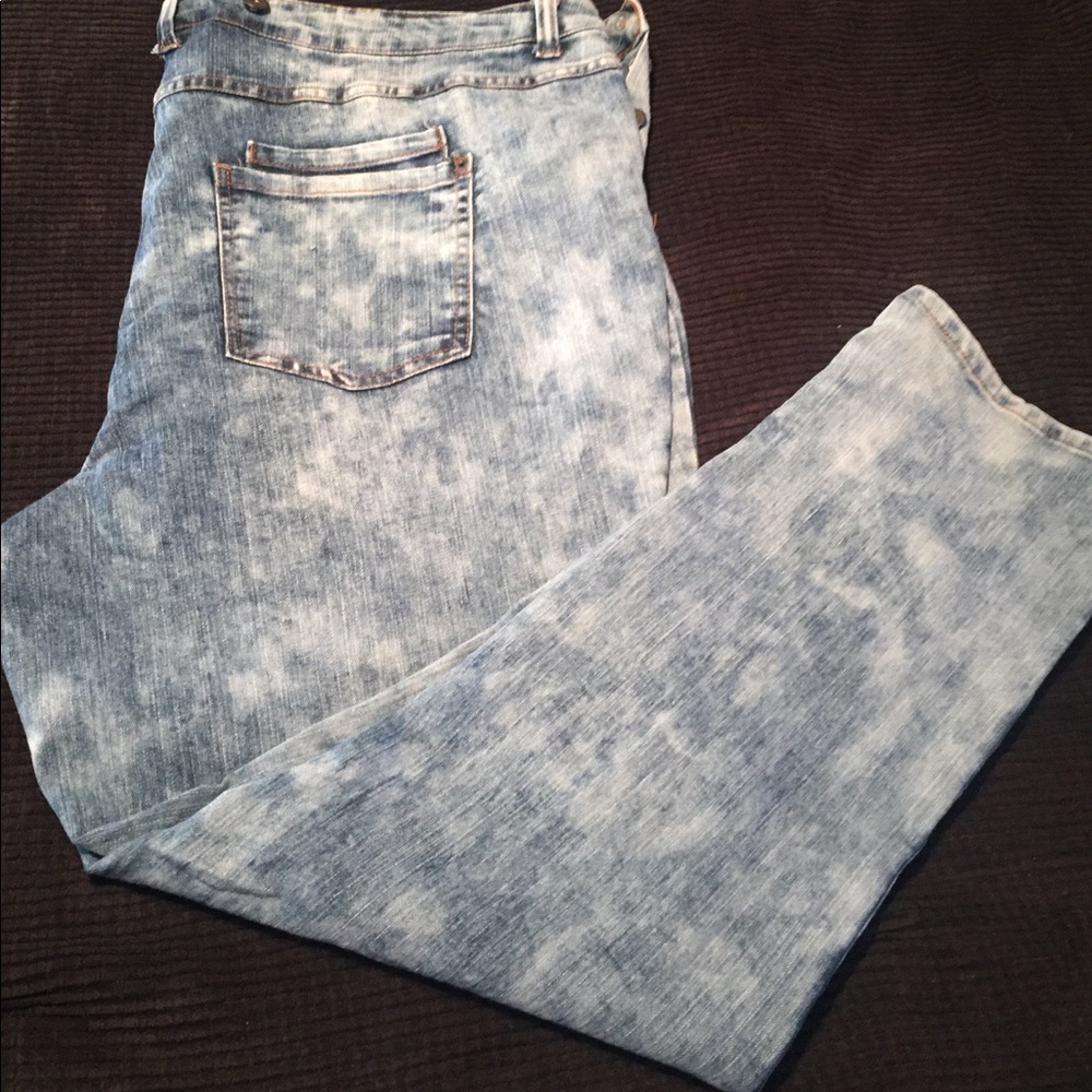 Faded skinny jeans
